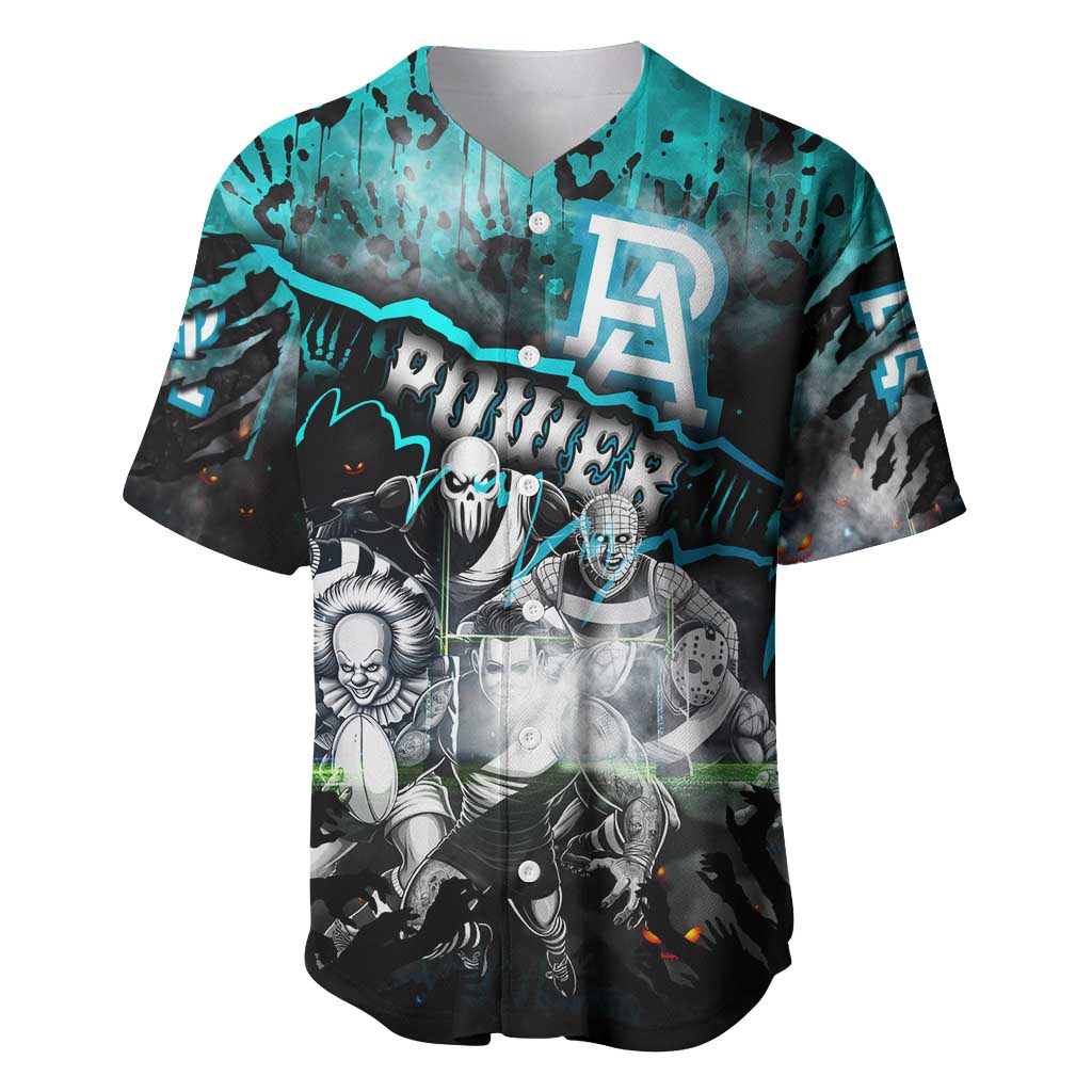 Step Into Horror Domain Power Football Baseball Jersey Halloween Horror Movie Characters - Aussie Hoodie