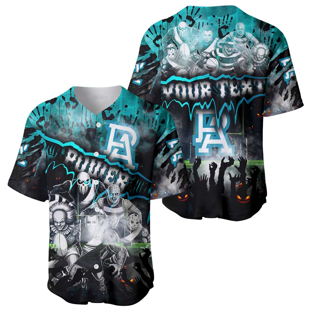 Step Into Horror Domain Power Football Baseball Jersey Halloween Horror Movie Characters - Aussie Hoodie