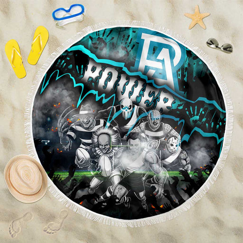 Step Into Horror Domain Power Football Beach Blanket Halloween Horror Movie Characters - Aussie Hoodie