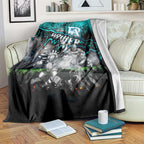 Step Into Horror Domain Power Football Blanket Halloween Horror Movie Characters - Aussie Hoodie