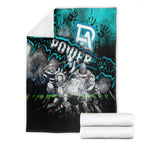 Step Into Horror Domain Power Football Blanket Halloween Horror Movie Characters - Aussie Hoodie