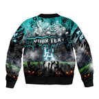 Step Into Horror Domain Power Football Bomber Jacket Halloween Horror Movie Characters - Aussie Hoodie