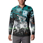 Step Into Horror Domain Power Football Button Sweatshirt Halloween Horror Movie Characters - Aussie Hoodie