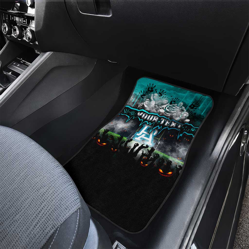 Step Into Horror Domain Power Football Car Mats Halloween Horror Movie Characters - Aussie Hoodie