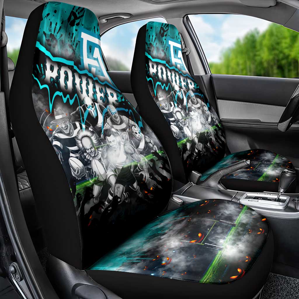 Step Into Horror Domain Power Football Car Seat Cover Halloween Horror Movie Characters - Aussie Hoodie