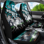 Step Into Horror Domain Power Football Car Seat Cover Halloween Horror Movie Characters - Aussie Hoodie