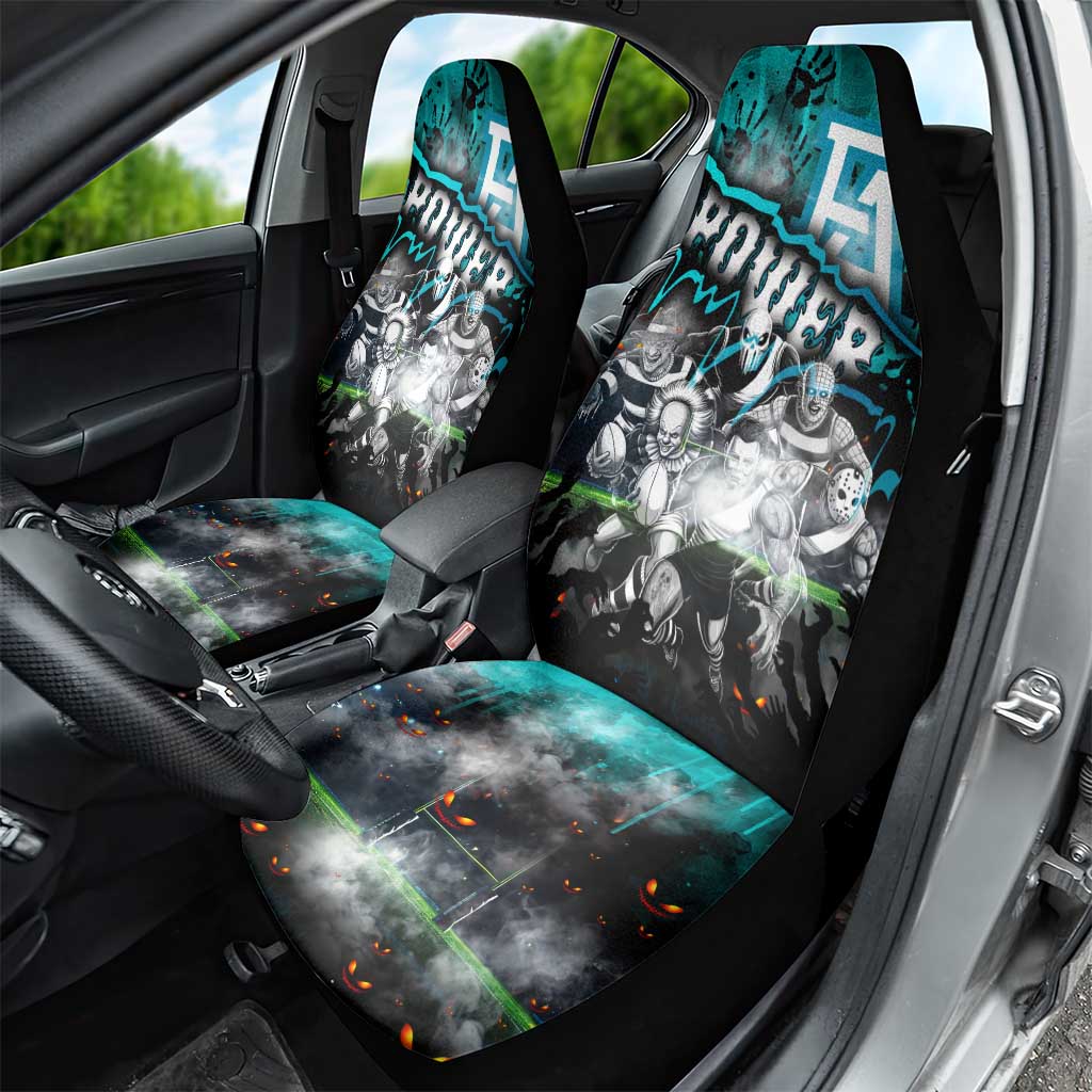 Step Into Horror Domain Power Football Car Seat Cover Halloween Horror Movie Characters - Aussie Hoodie