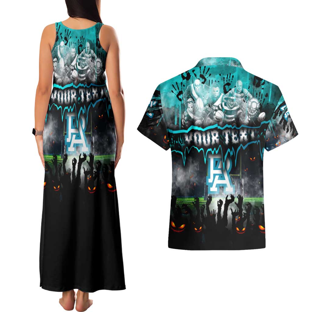 Step Into Horror Domain Power Football Couples Matching Tank Maxi Dress and Hawaiian Shirt Halloween Horror Movie Characters - Aussie Hoodie