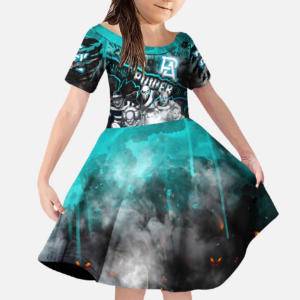 Step Into Horror Domain Power Football Family Matching Off Shoulder Maxi Dress and Hawaiian Shirt Halloween Horror Movie Characters - Aussie Hoodie