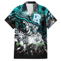 Step Into Horror Domain Power Football Family Matching Off Shoulder Maxi Dress and Hawaiian Shirt Halloween Horror Movie Characters - Aussie Hoodie