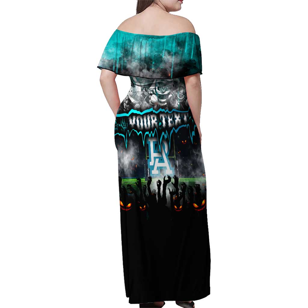 Step Into Horror Domain Power Football Family Matching Off Shoulder Maxi Dress and Hawaiian Shirt Halloween Horror Movie Characters - Aussie Hoodie