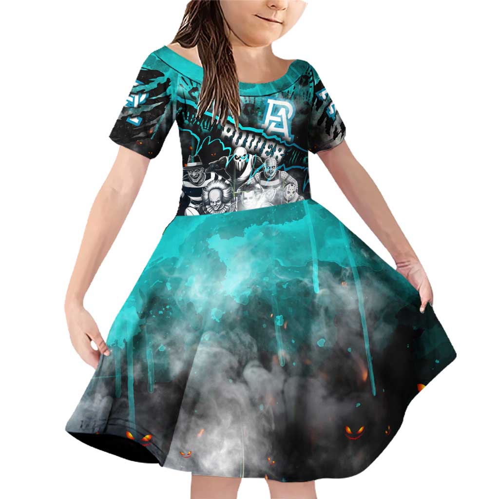 Step Into Horror Domain Power Football Family Matching Off Shoulder Short Dress and Hawaiian Shirt Halloween Horror Movie Characters - Aussie Hoodie