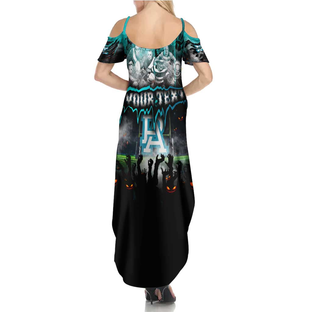 Step Into Horror Domain Power Football Family Matching Summer Maxi Dress and Hawaiian Shirt Halloween Horror Movie Characters - Aussie Hoodie