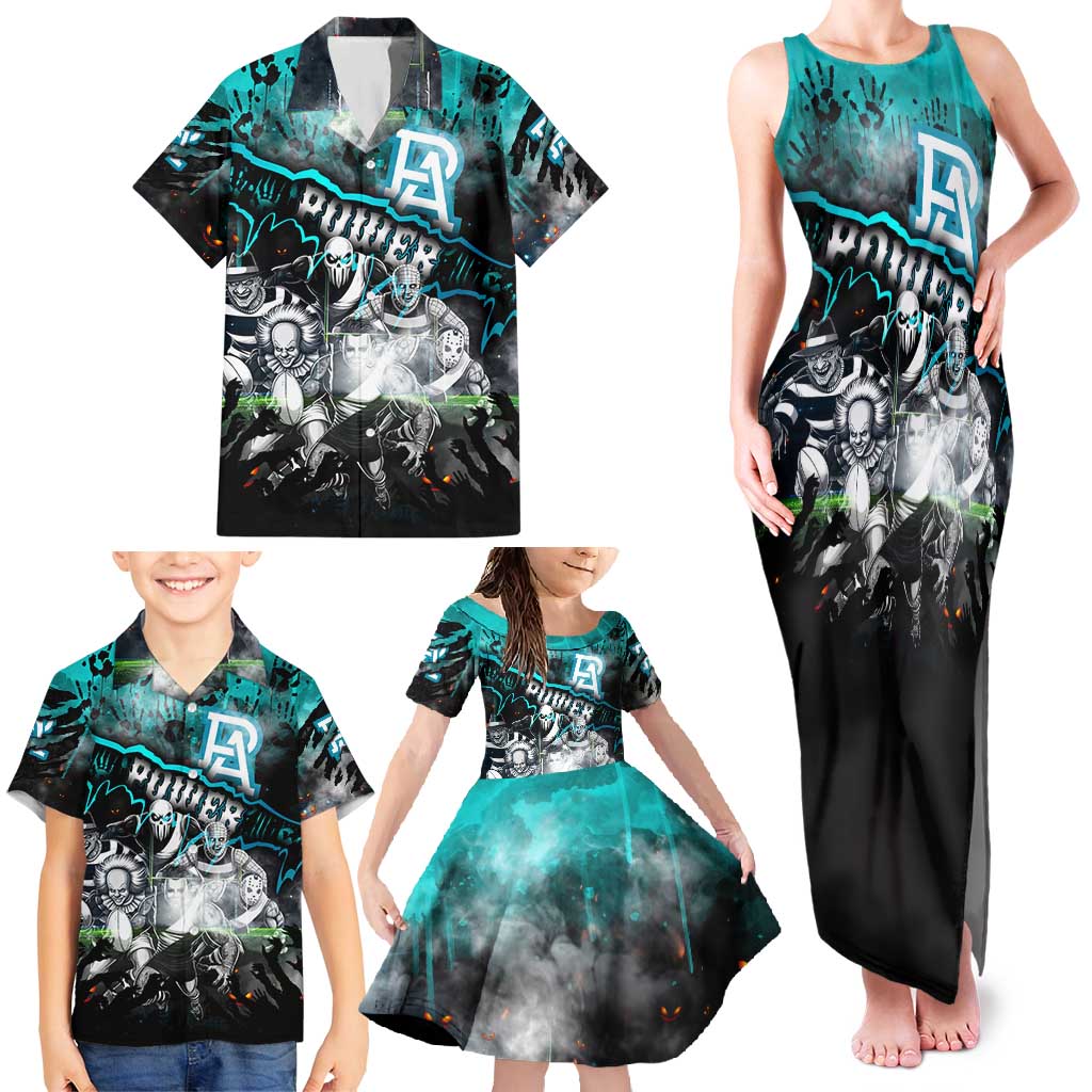 Step Into Horror Domain Power Football Family Matching Tank Maxi Dress and Hawaiian Shirt Halloween Horror Movie Characters - Aussie Hoodie