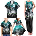 Step Into Horror Domain Power Football Family Matching Tank Maxi Dress and Hawaiian Shirt Halloween Horror Movie Characters - Aussie Hoodie