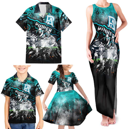 Step Into Horror Domain Power Football Family Matching Tank Maxi Dress and Hawaiian Shirt Halloween Horror Movie Characters - Aussie Hoodie