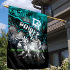 Step Into Horror Domain Power Football Garden Flag Halloween Horror Movie Characters - Aussie Hoodie