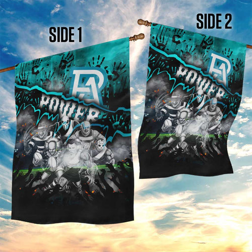 Step Into Horror Domain Power Football Garden Flag Halloween Horror Movie Characters - Aussie Hoodie
