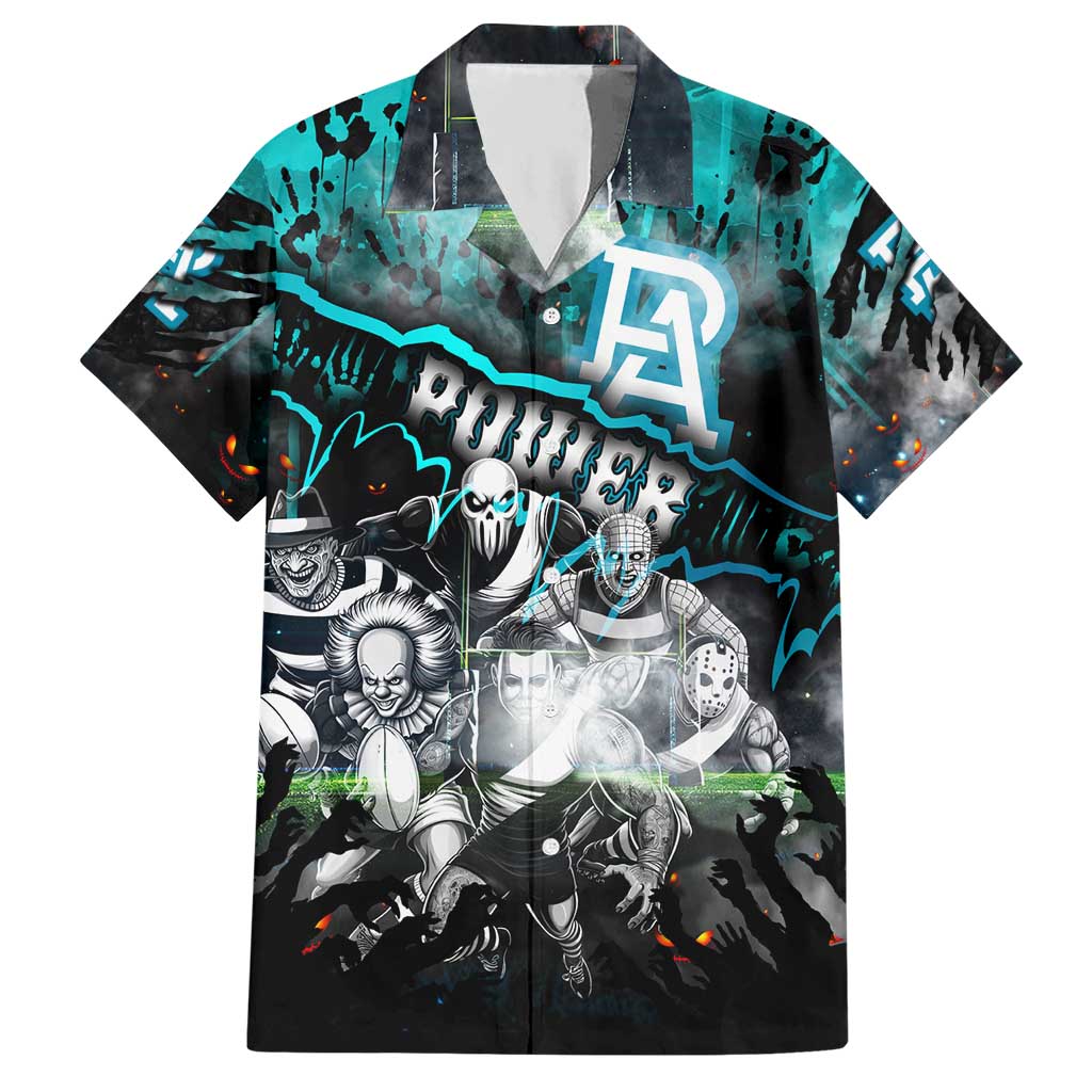 Step Into Horror Domain Power Football Hawaiian Shirt Halloween Horror Movie Characters - Aussie Hoodie
