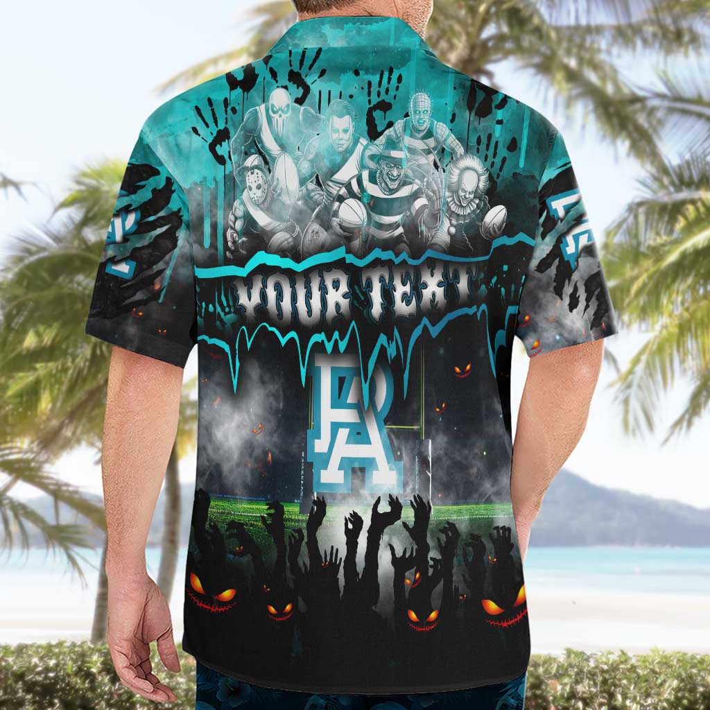 Step Into Horror Domain Power Football Hawaiian Shirt Halloween Horror Movie Characters - Aussie Hoodie