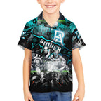 Step Into Horror Domain Power Football Hawaiian Shirt Halloween Horror Movie Characters - Aussie Hoodie
