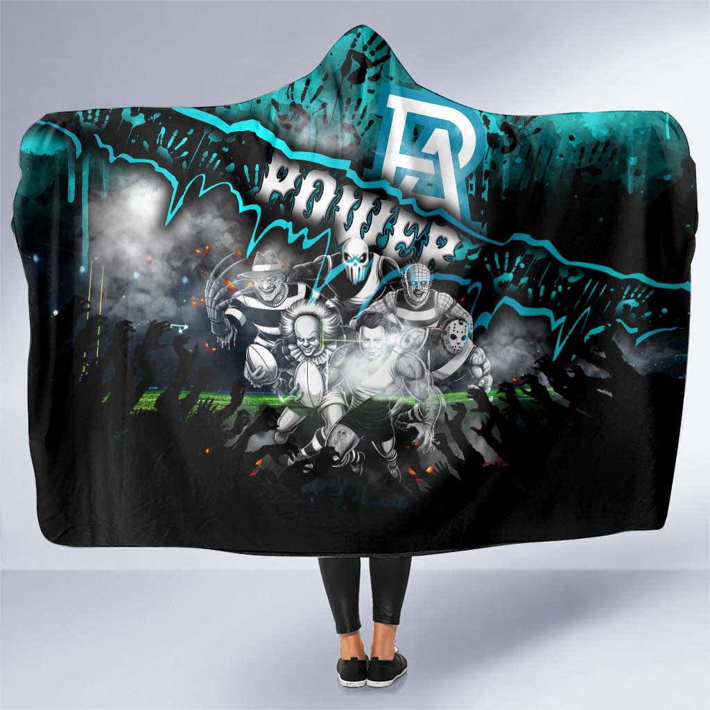 Step Into Horror Domain Power Football Hooded Blanket Halloween Horror Movie Characters - Aussie Hoodie