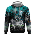Step Into Horror Domain Power Football Hoodie Halloween Horror Movie Characters - Aussie Hoodie
