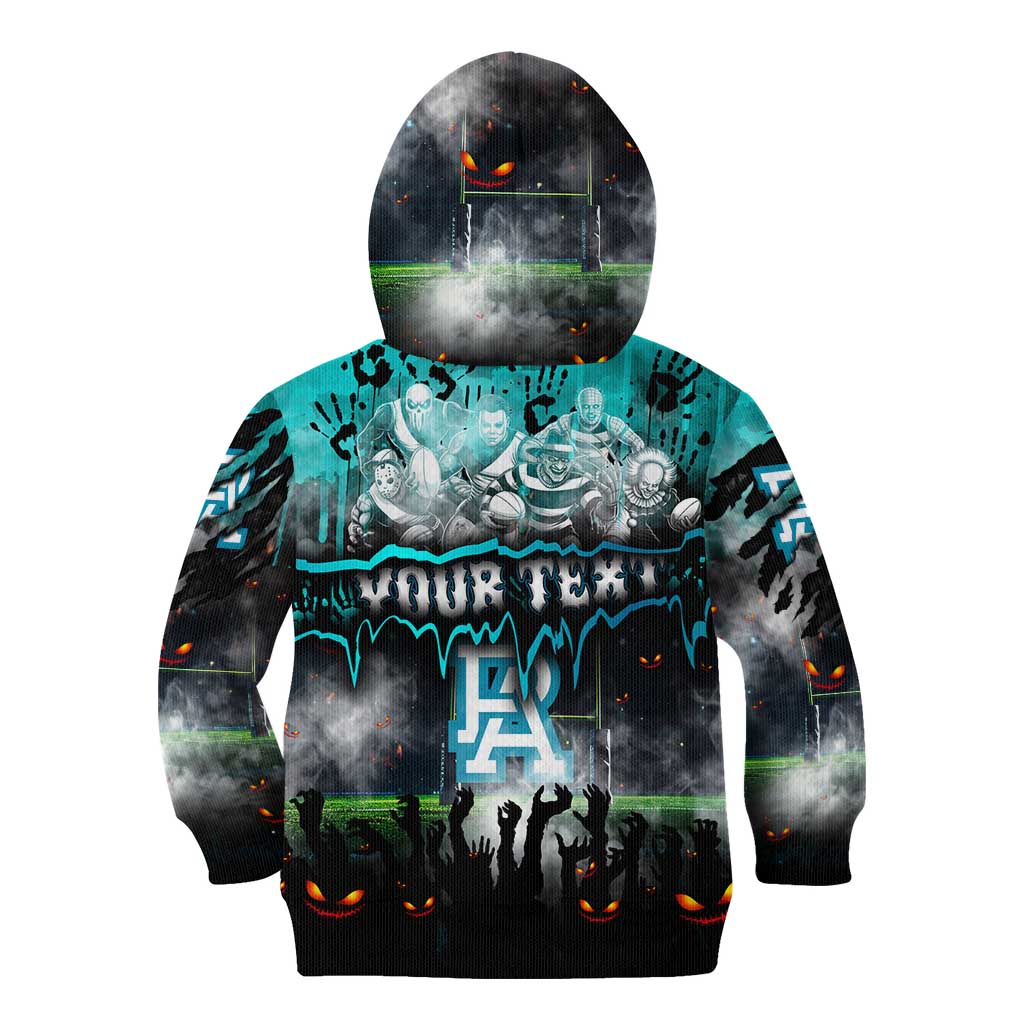 Step Into Horror Domain Power Football Kid Hoodie Halloween Horror Movie Characters - Aussie Hoodie