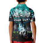 Step Into Horror Domain Power Football Kid Polo Shirt Halloween Horror Movie Characters - Aussie Hoodie