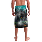 Step Into Horror Domain Power Football Lavalava Halloween Horror Movie Characters - Aussie Hoodie