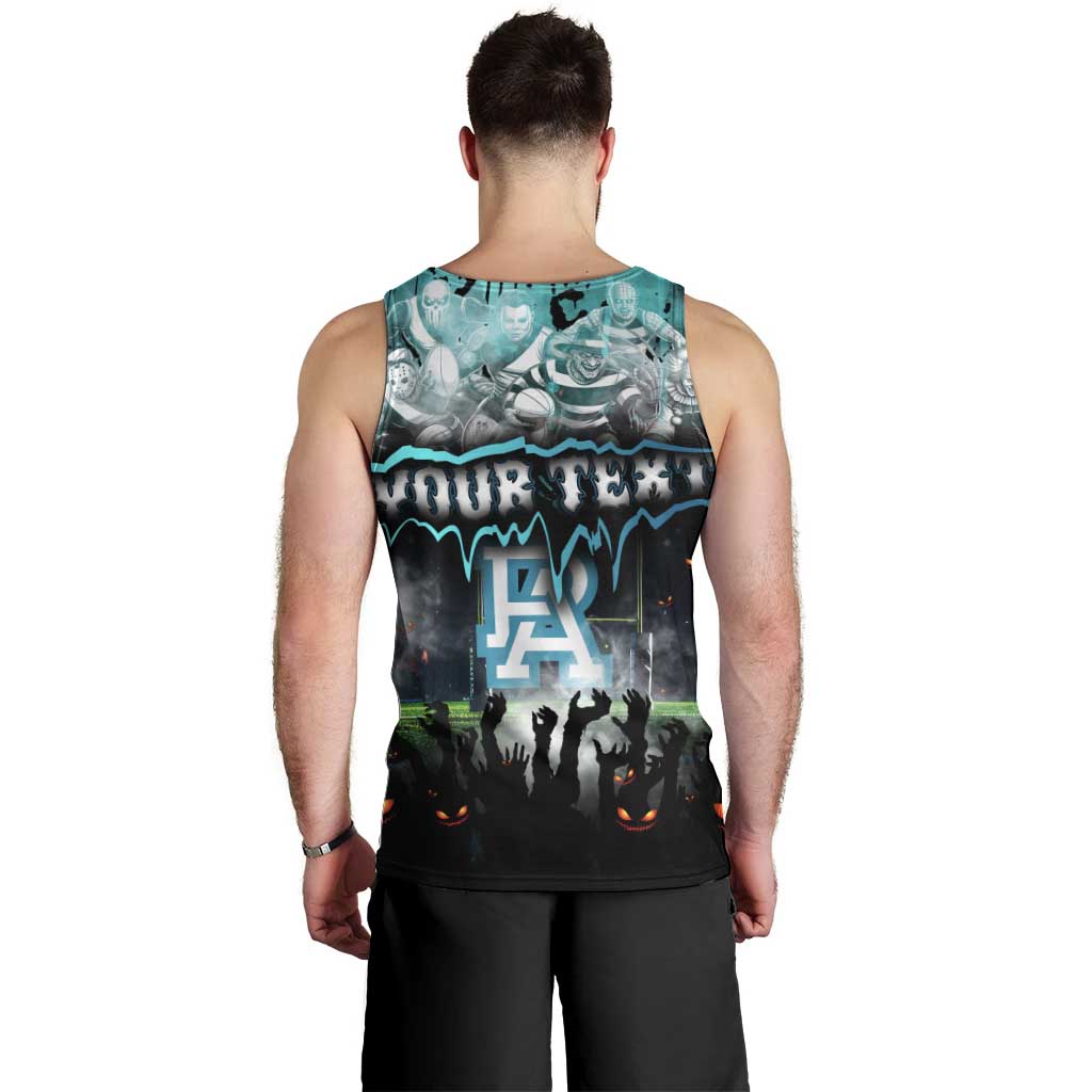 Step Into Horror Domain Power Football Men Tank Top Halloween Horror Movie Characters - Aussie Hoodie