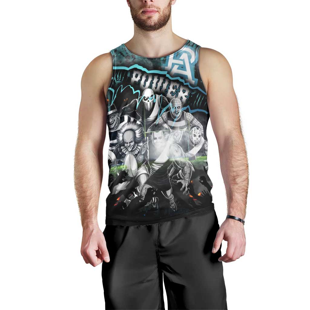 Step Into Horror Domain Power Football Men Tank Top Halloween Horror Movie Characters - Aussie Hoodie