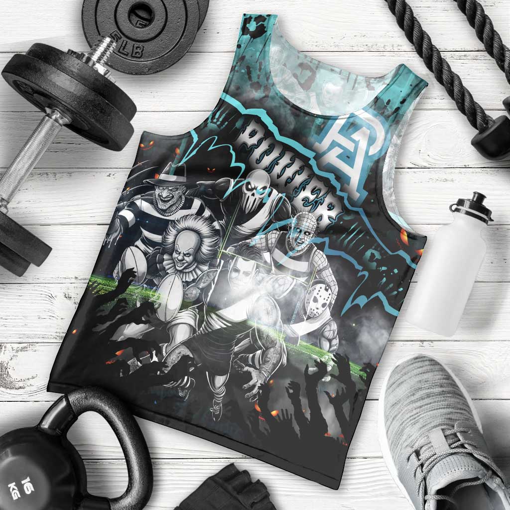 Step Into Horror Domain Power Football Men Tank Top Halloween Horror Movie Characters - Aussie Hoodie