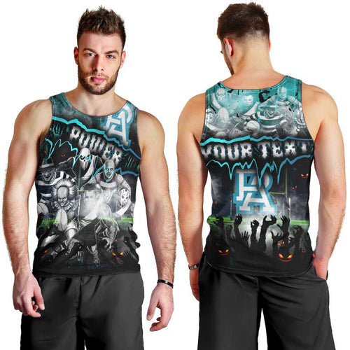 Step Into Horror Domain Power Football Men Tank Top Halloween Horror Movie Characters - Aussie Hoodie