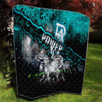 Step Into Horror Domain Power Football Quilt Halloween Horror Movie Characters - Aussie Hoodie
