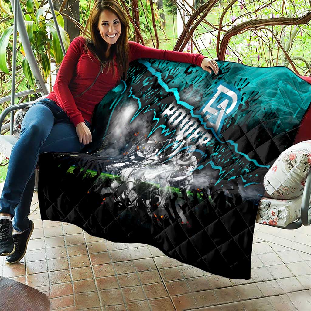 Step Into Horror Domain Power Football Quilt Halloween Horror Movie Characters - Aussie Hoodie