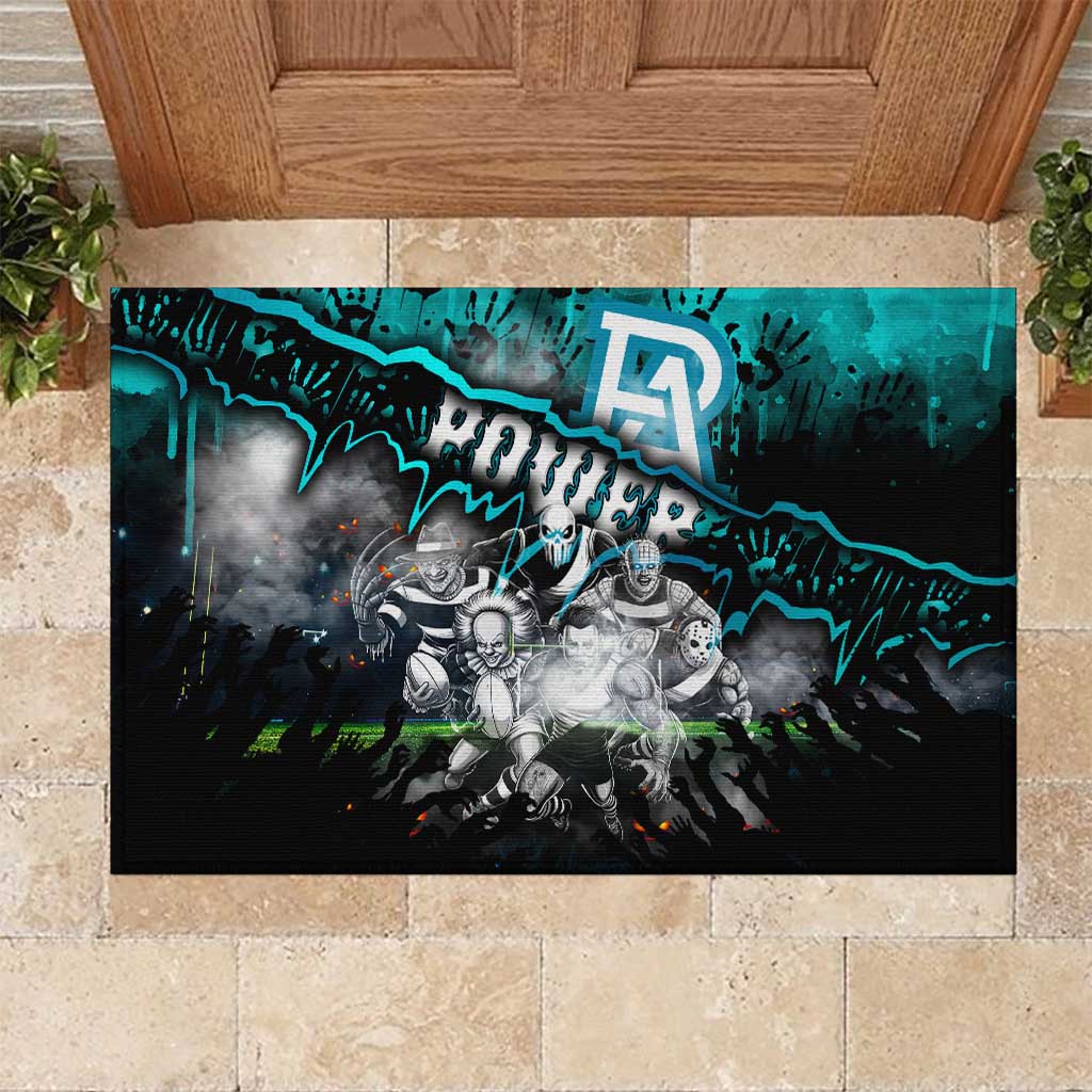 Step Into Horror Domain Power Football Rubber Doormat Halloween Horror Movie Characters - Aussie Hoodie