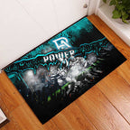 Step Into Horror Domain Power Football Rubber Doormat Halloween Horror Movie Characters - Aussie Hoodie