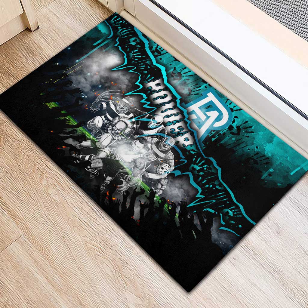 Step Into Horror Domain Power Football Rubber Doormat Halloween Horror Movie Characters - Aussie Hoodie