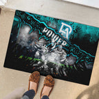 Step Into Horror Domain Power Football Rubber Doormat Halloween Horror Movie Characters - Aussie Hoodie
