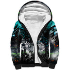 Step Into Horror Domain Power Football Sherpa Hoodie Halloween Horror Movie Characters - Aussie Hoodie
