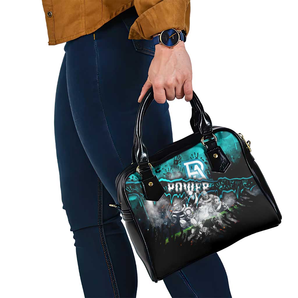 Step Into Horror Domain Power Football Shoulder Handbag Halloween Horror Movie Characters - Aussie Hoodie