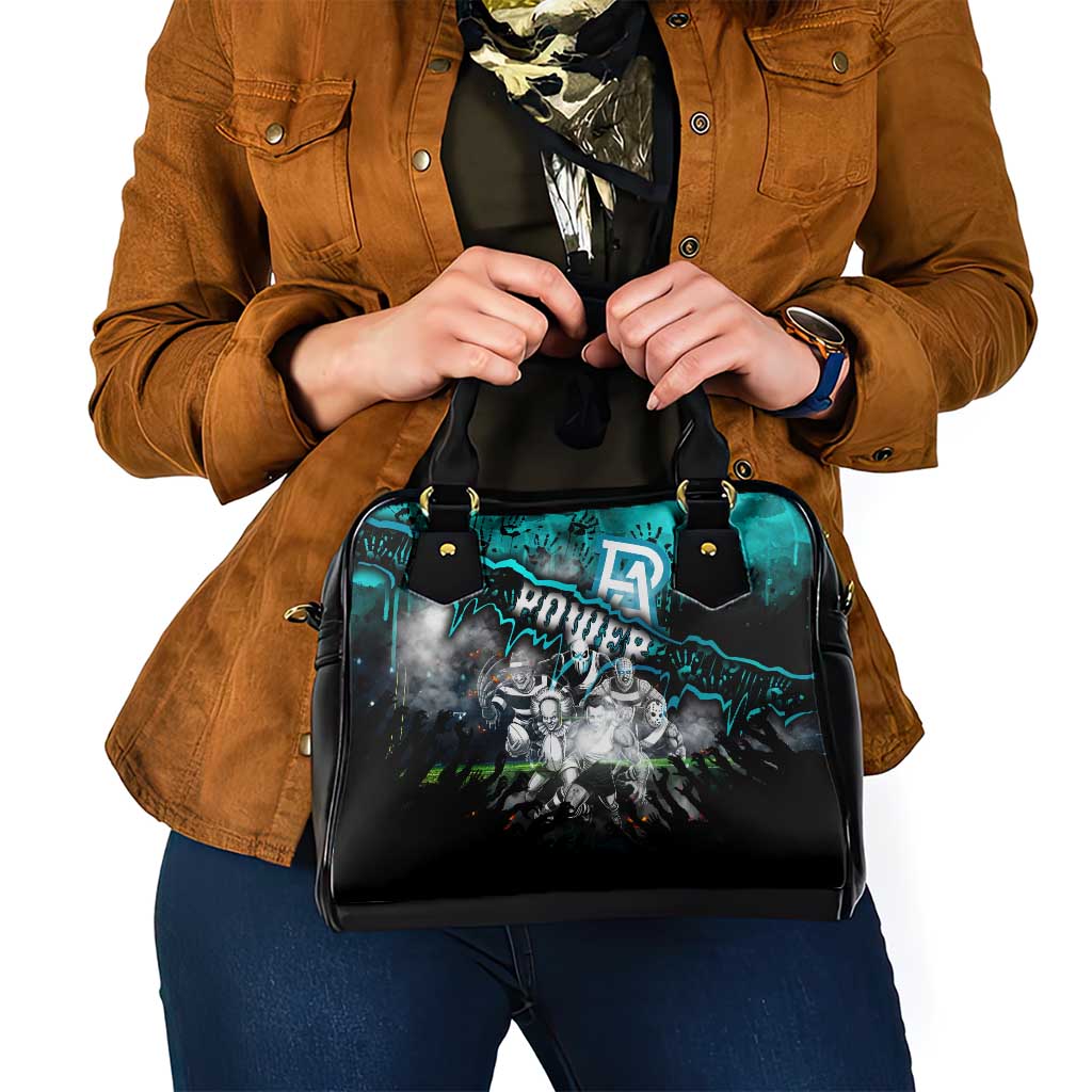 Step Into Horror Domain Power Football Shoulder Handbag Halloween Horror Movie Characters - Aussie Hoodie