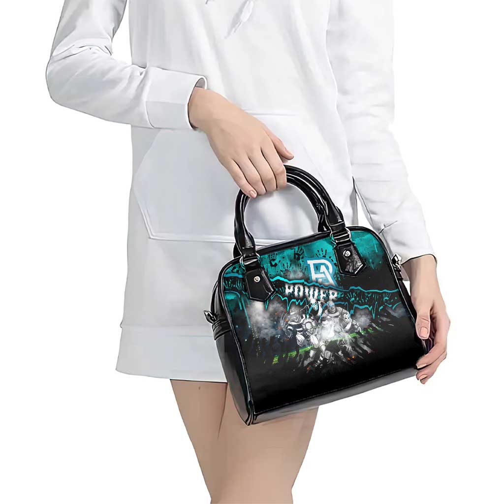 Step Into Horror Domain Power Football Shoulder Handbag Halloween Horror Movie Characters - Aussie Hoodie