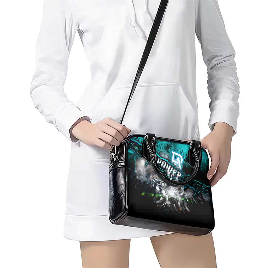 Step Into Horror Domain Power Football Shoulder Handbag Halloween Horror Movie Characters - Aussie Hoodie