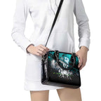 Step Into Horror Domain Power Football Shoulder Handbag Halloween Horror Movie Characters - Aussie Hoodie