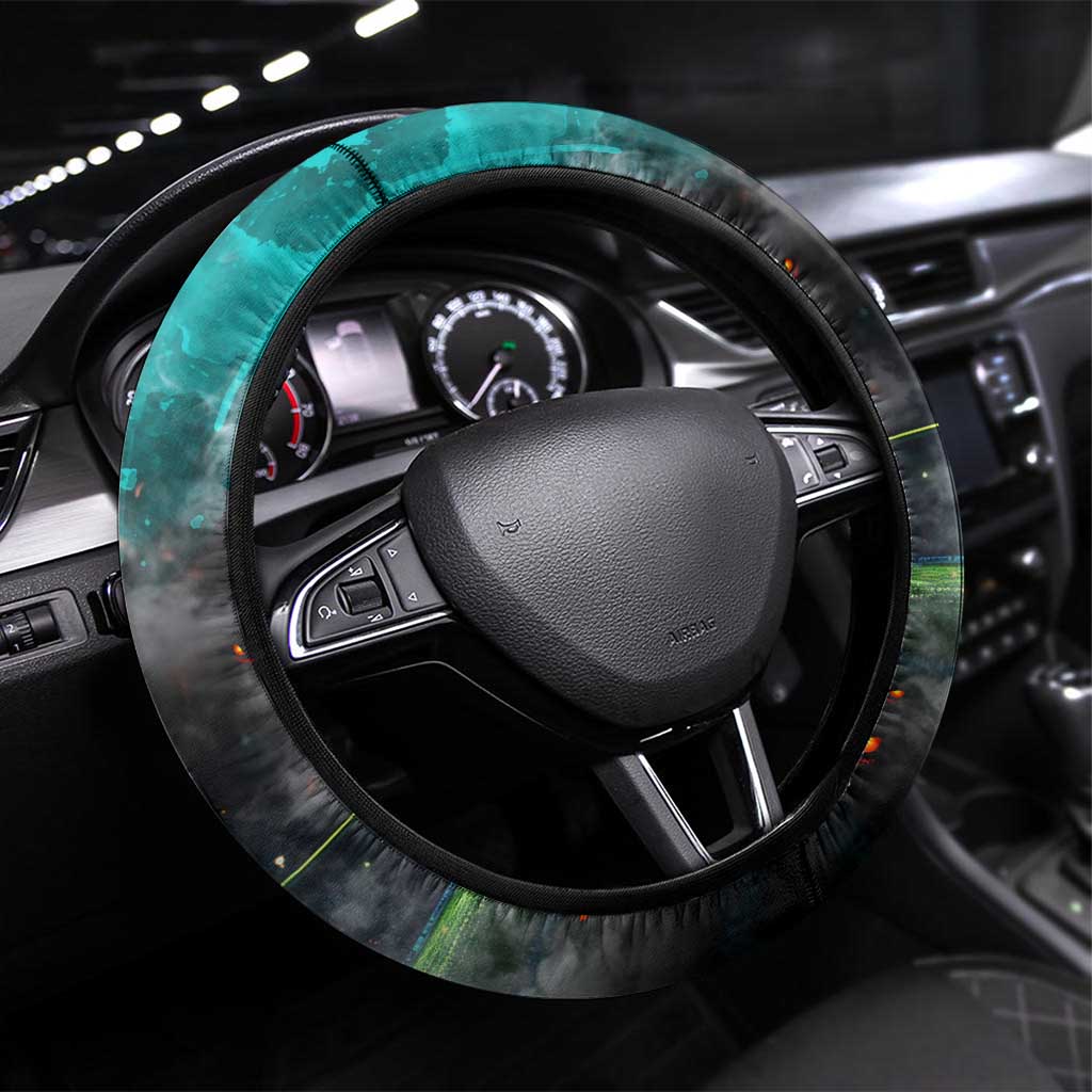 Step Into Horror Domain Power Football Steering Wheel Cover Halloween Horror Movie Characters - Aussie Hoodie