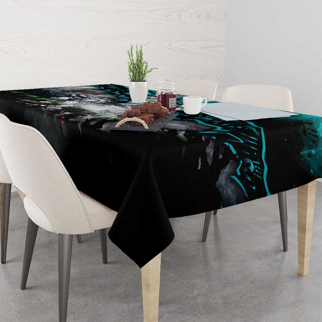 Step Into Horror Domain Power Football Tablecloth Halloween Horror Movie Characters - Aussie Hoodie