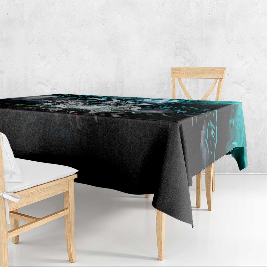 Step Into Horror Domain Power Football Tablecloth Halloween Horror Movie Characters - Aussie Hoodie