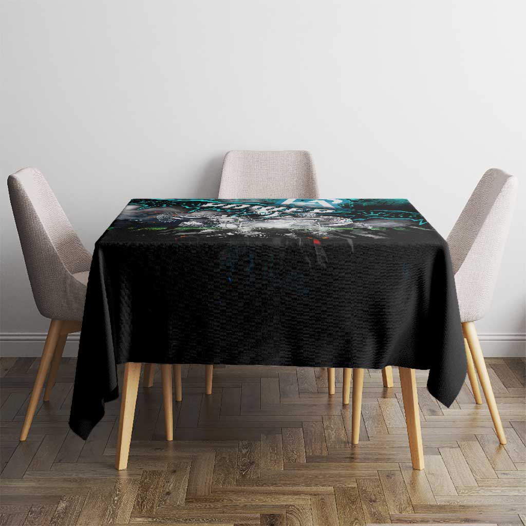 Step Into Horror Domain Power Football Tablecloth Halloween Horror Movie Characters - Aussie Hoodie